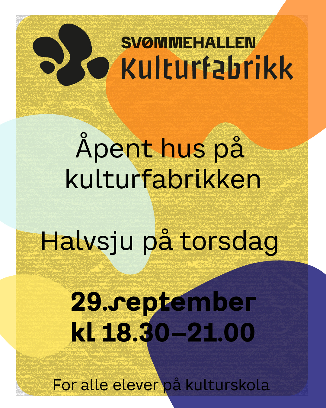 Kulturfabrikken - plakat