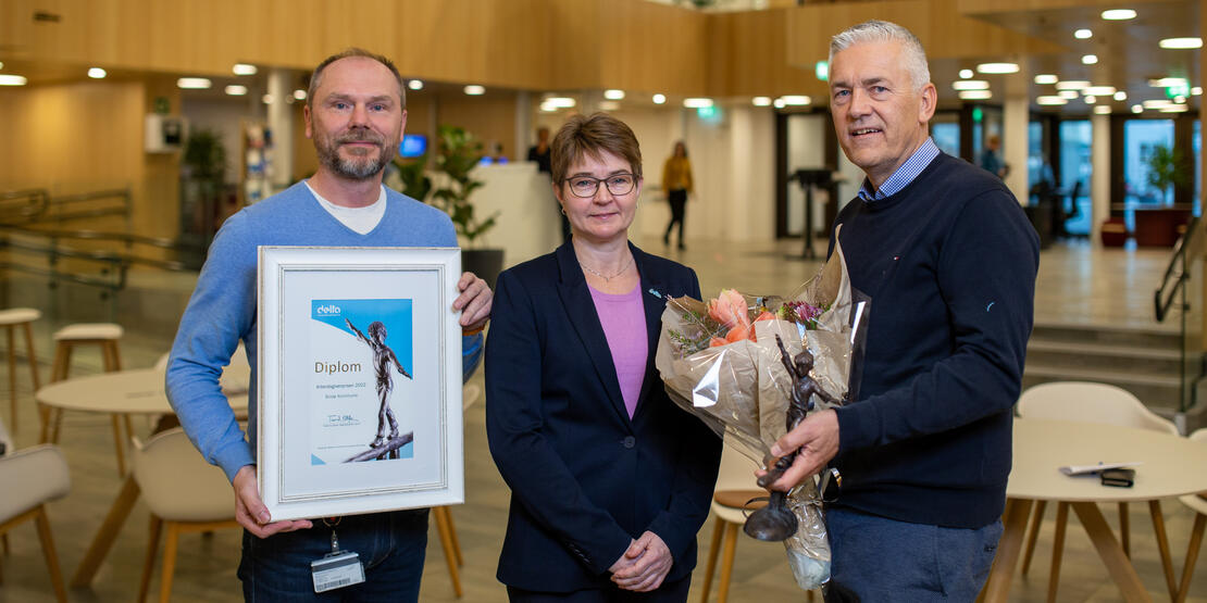 Bodø kommune er tildelt årets arbeidsgiverpris fra arbeidstakerorganisasjonen Delta. 