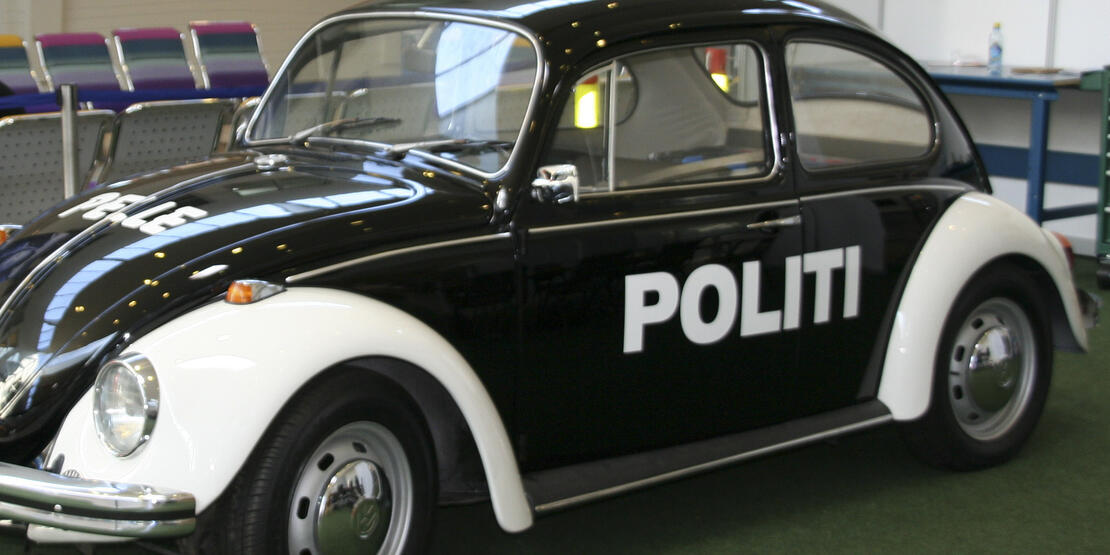 Bildet viser Pelle Politibil
