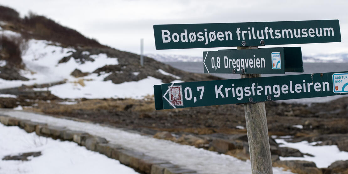 Bildet er fra Bodøsjøen. 