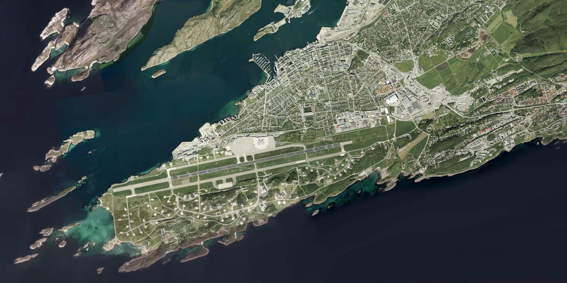 The airport will be moved 1,500 meters out to sea. 300 hectares of development land will be freed up, close to today's city centre, railway, port, and the new airport. 