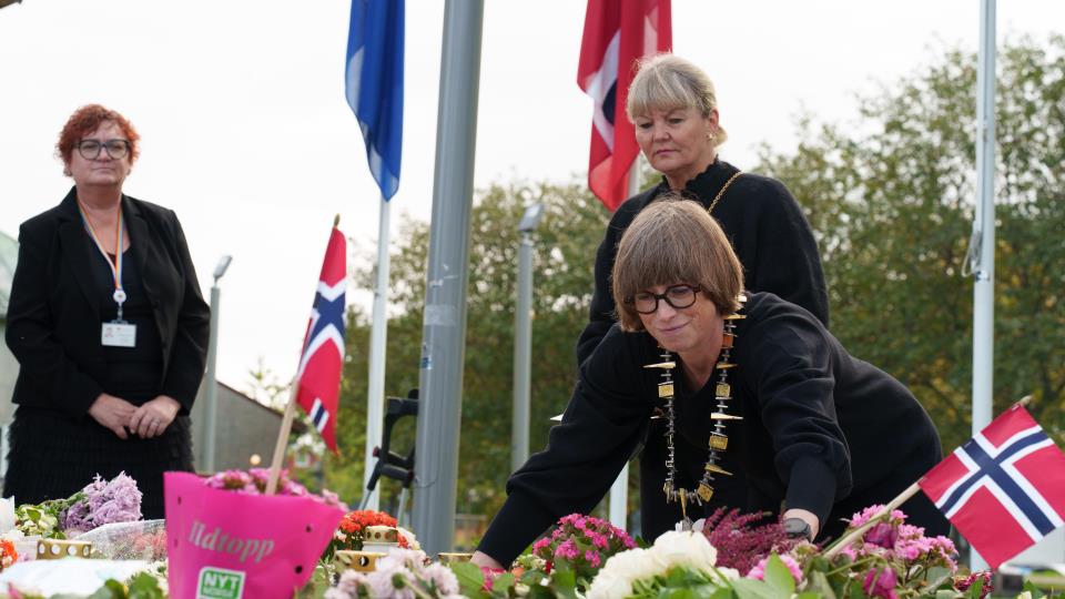 Lenke til artikkel: Markerer Kong Haralds gravferd