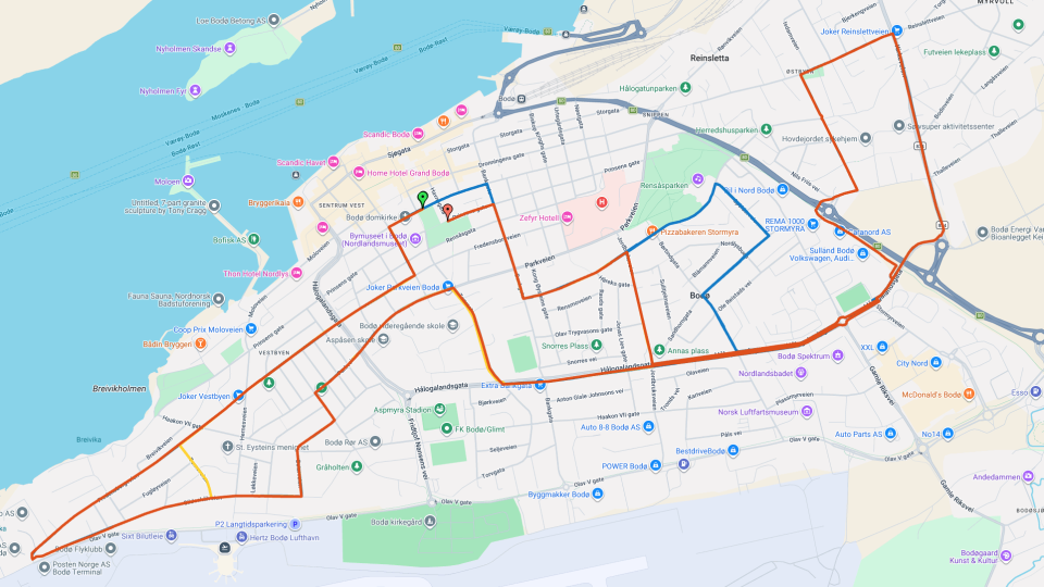 Lenke til artikkel: Flere veier stenges under Bodø Run Festival