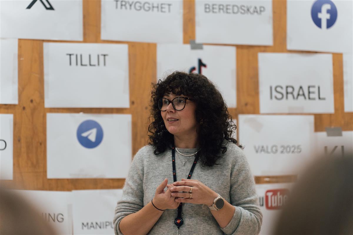 Ungdommer på egenberedskapsuka - Klikk for stort bilde